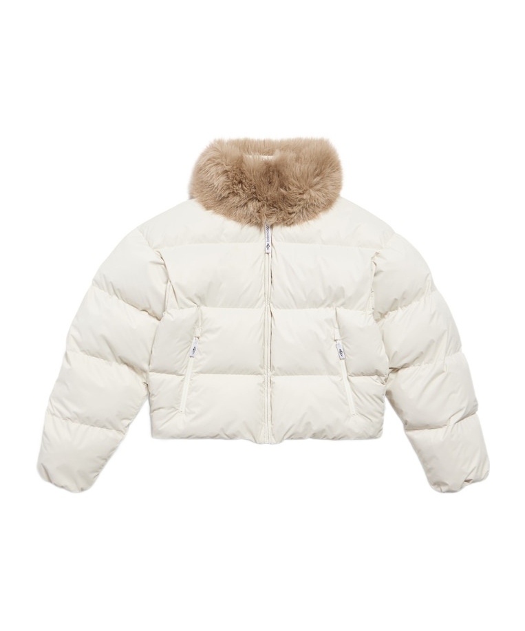 Balenciaga Women's Ski Puffer In Chalky White