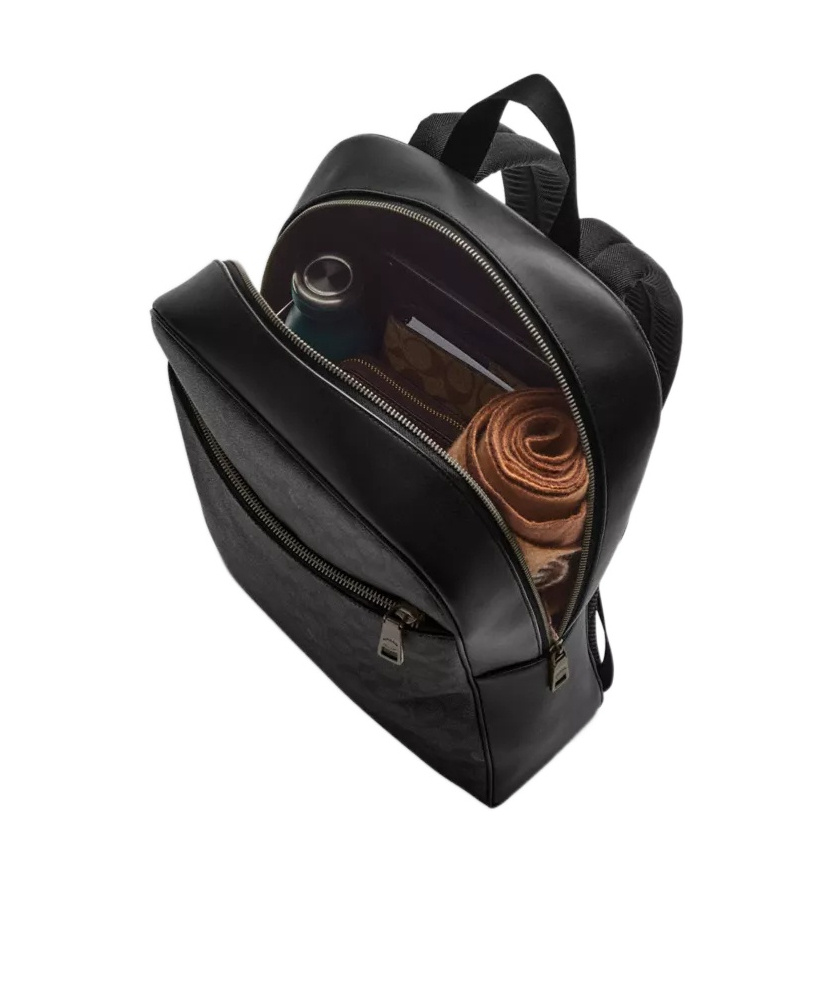 Coach Owen Backpack In Signature Canvas In Multi