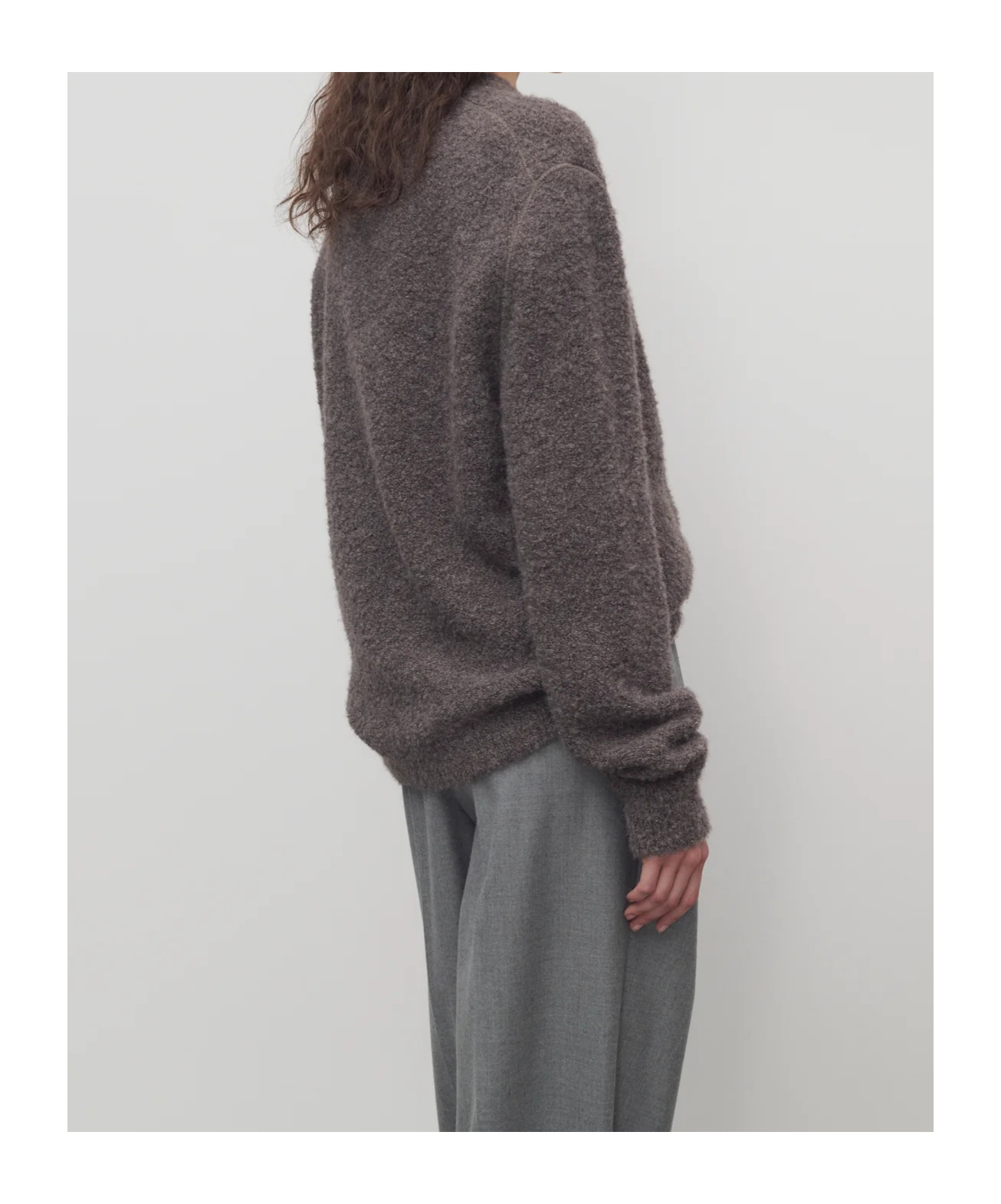 The Row Long-sleeved Sweater In Brown