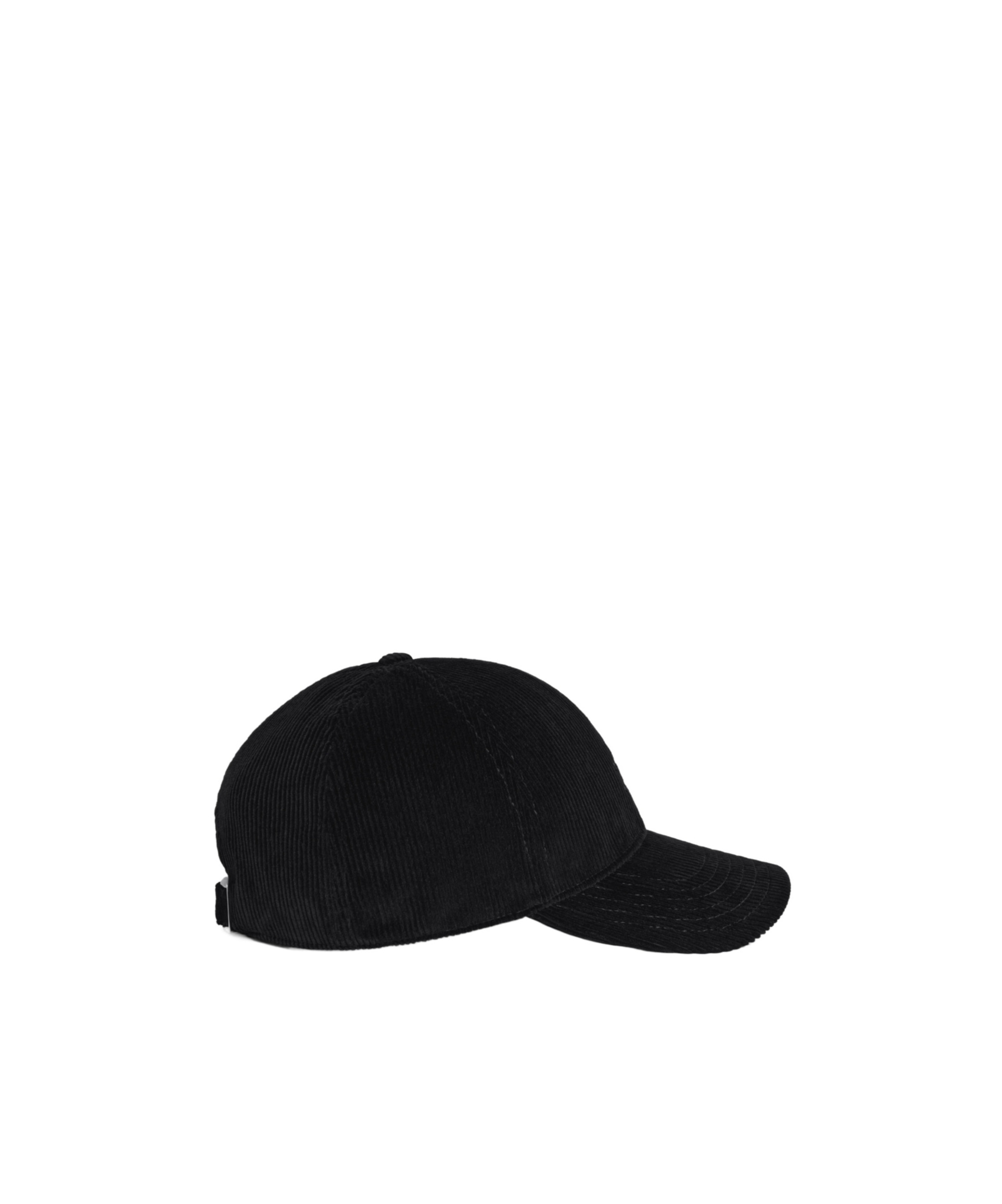 Celine Logo Baseball Cap In Black