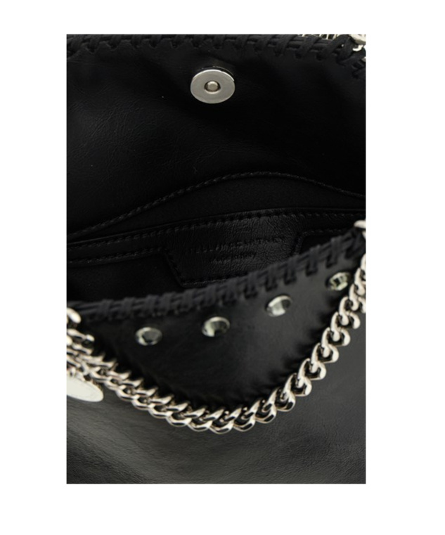 Stella Mccartney Tiny Falabella Handbag In Black