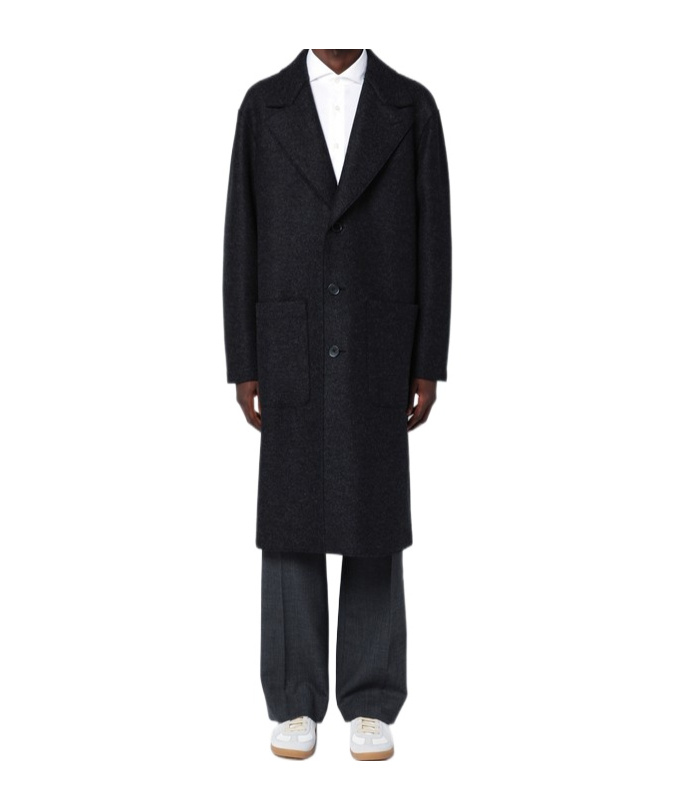 Harris Wharf London Single Breasted Wool Coat