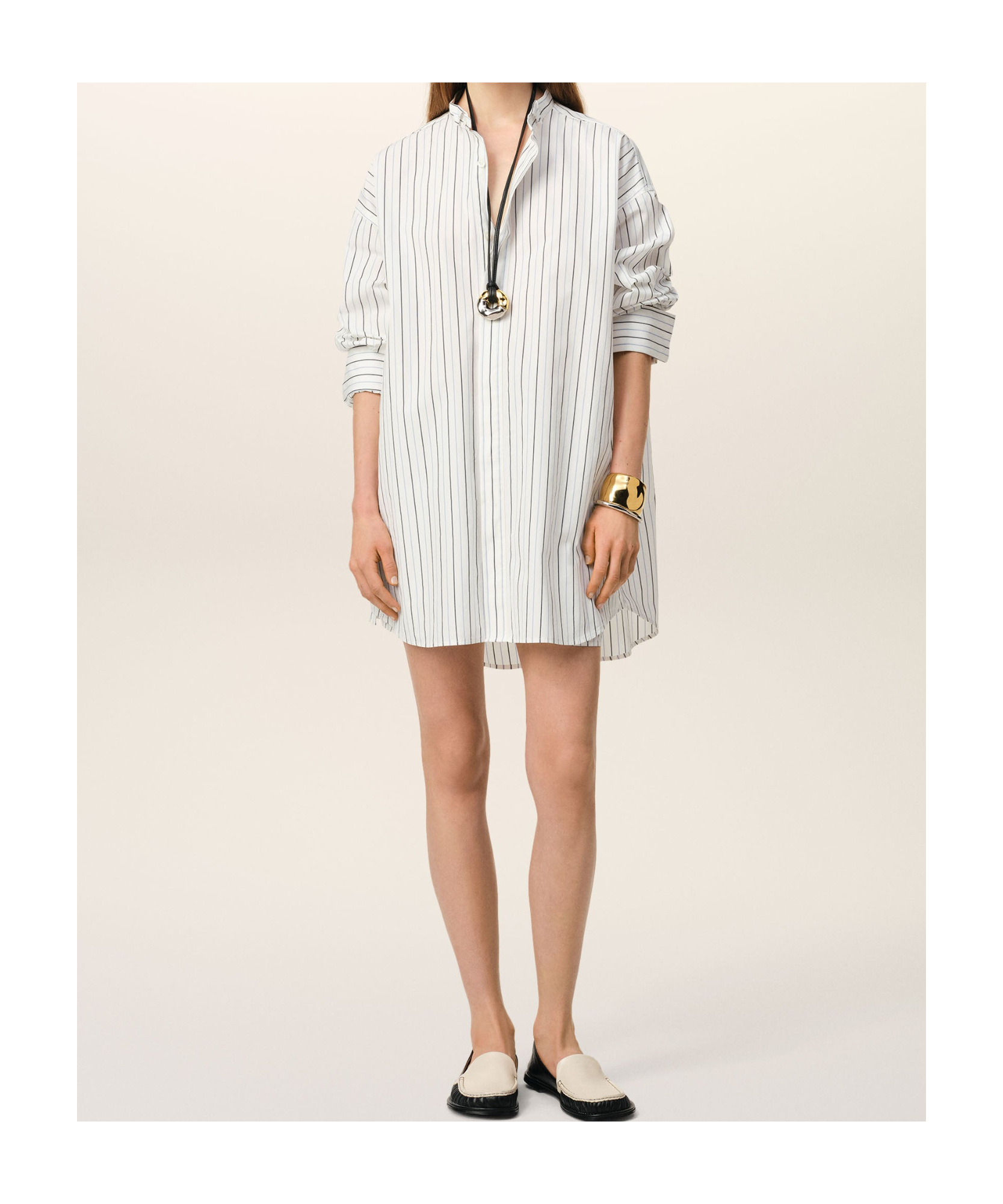 Ami Alexandre Mattiussi Striped Shirt In White