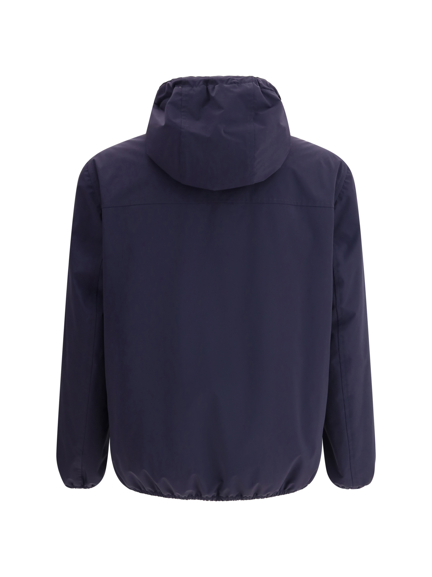 Brunello Cucinelli Waterproof Hooded Jacket In Blue