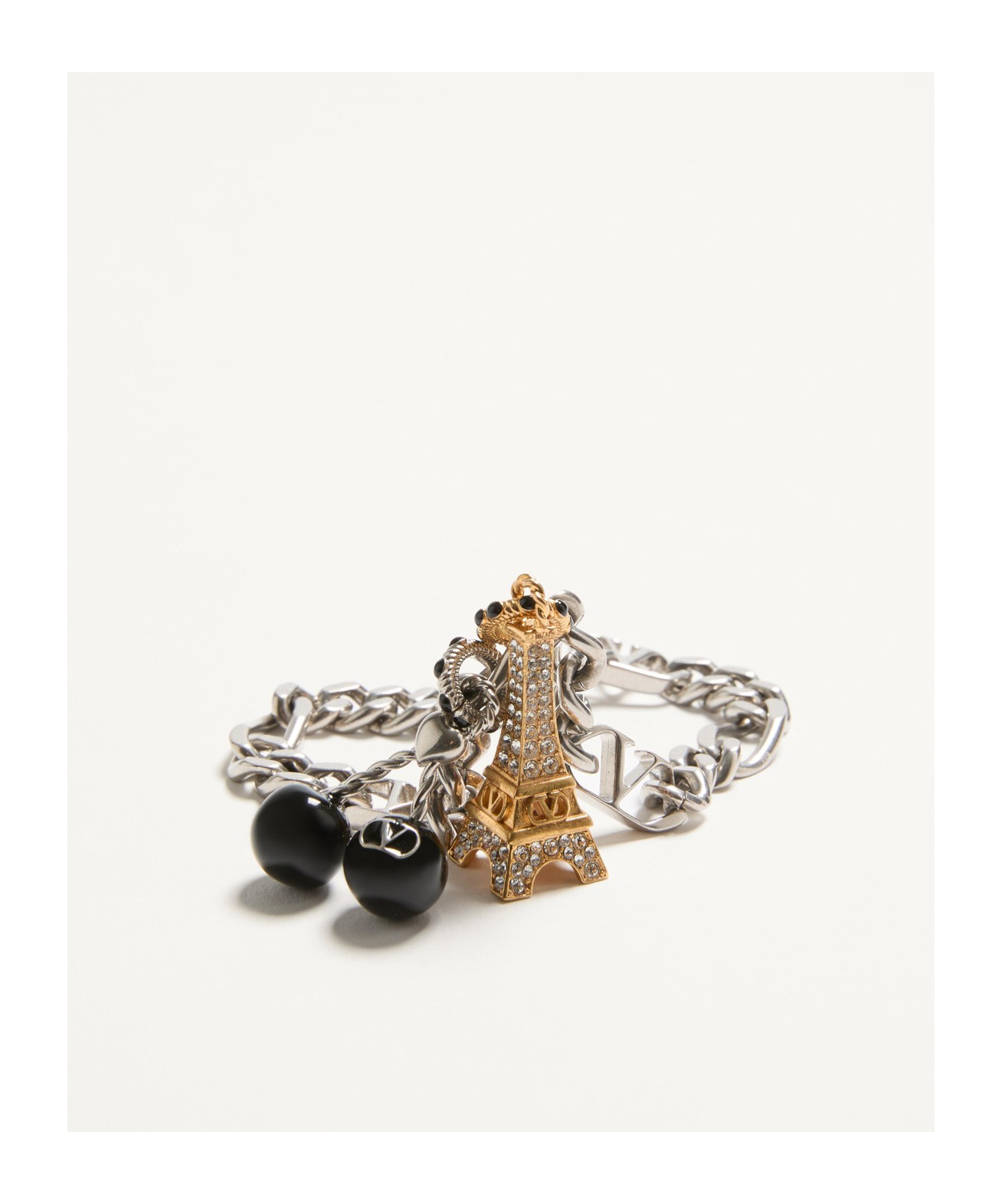 Valentino Logo Bracelet In Multicolor