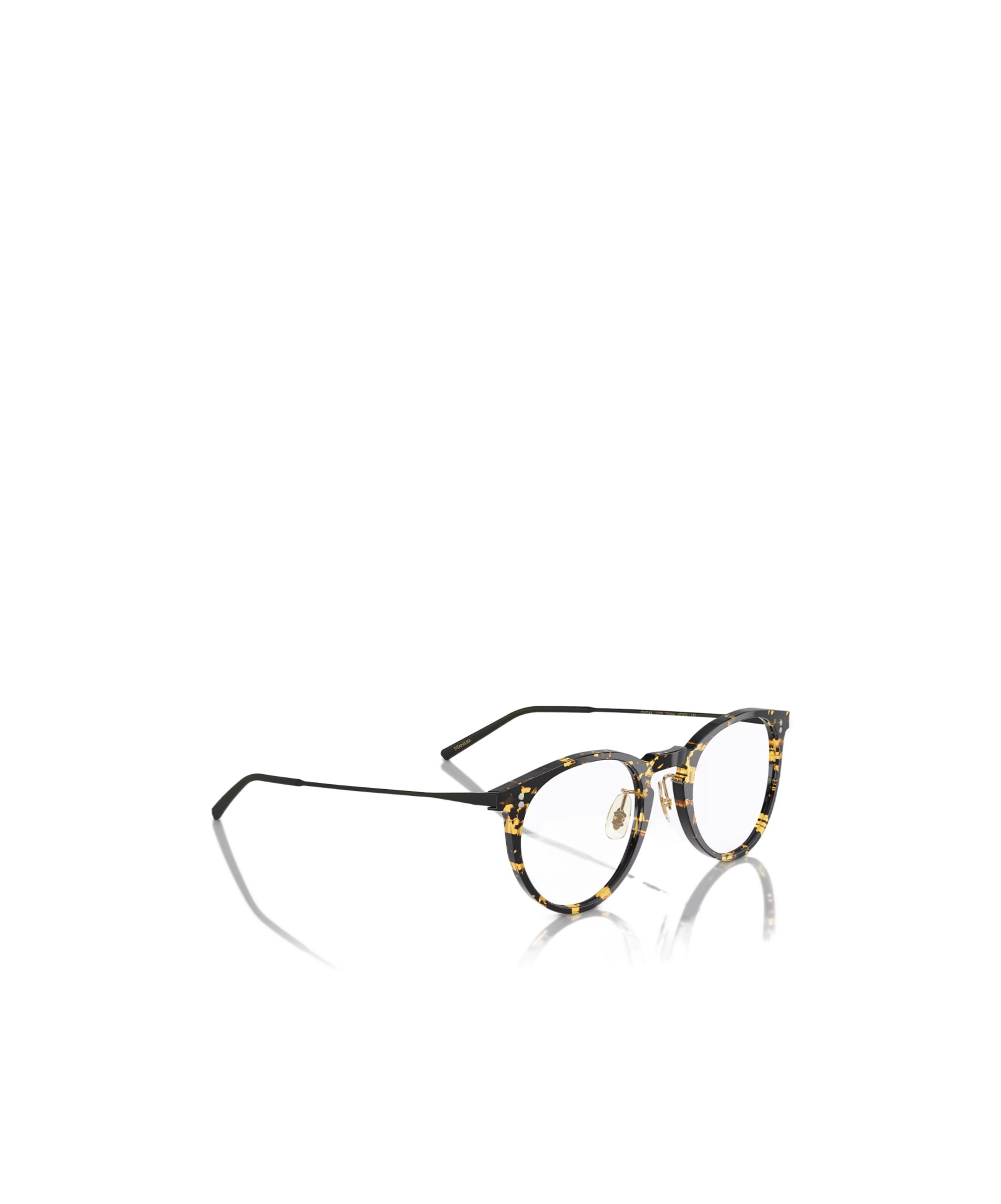 Oliver Peoples Tortoiseshell Round-frame Glasses In Brown