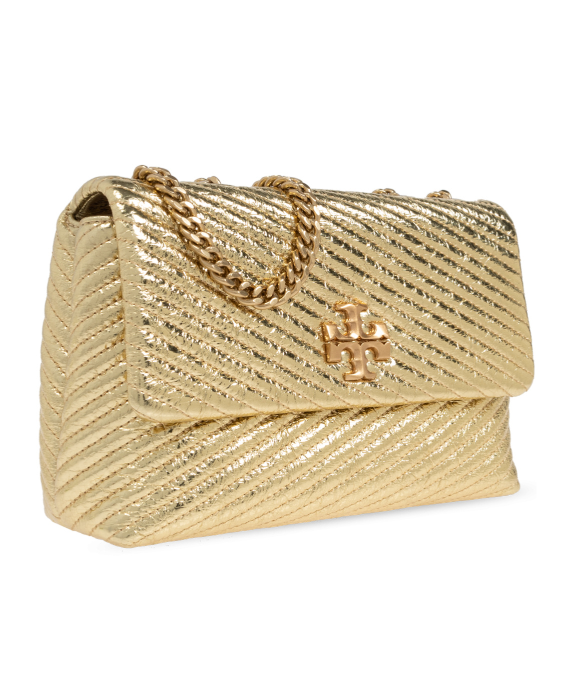 Tory Burch Flip Shoulder Bag In Nude