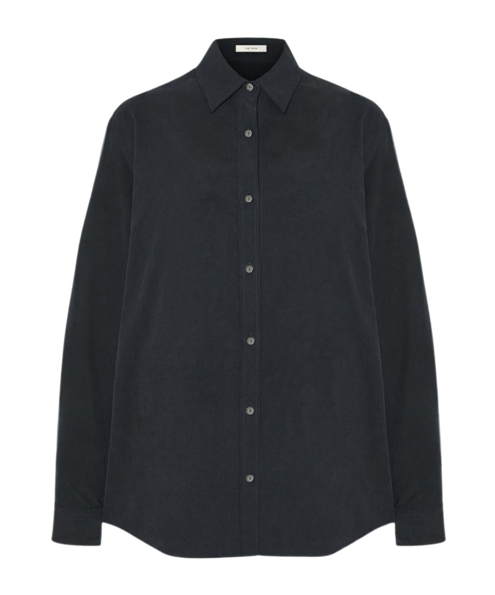 The Row Long Sleeve Shirt In Black