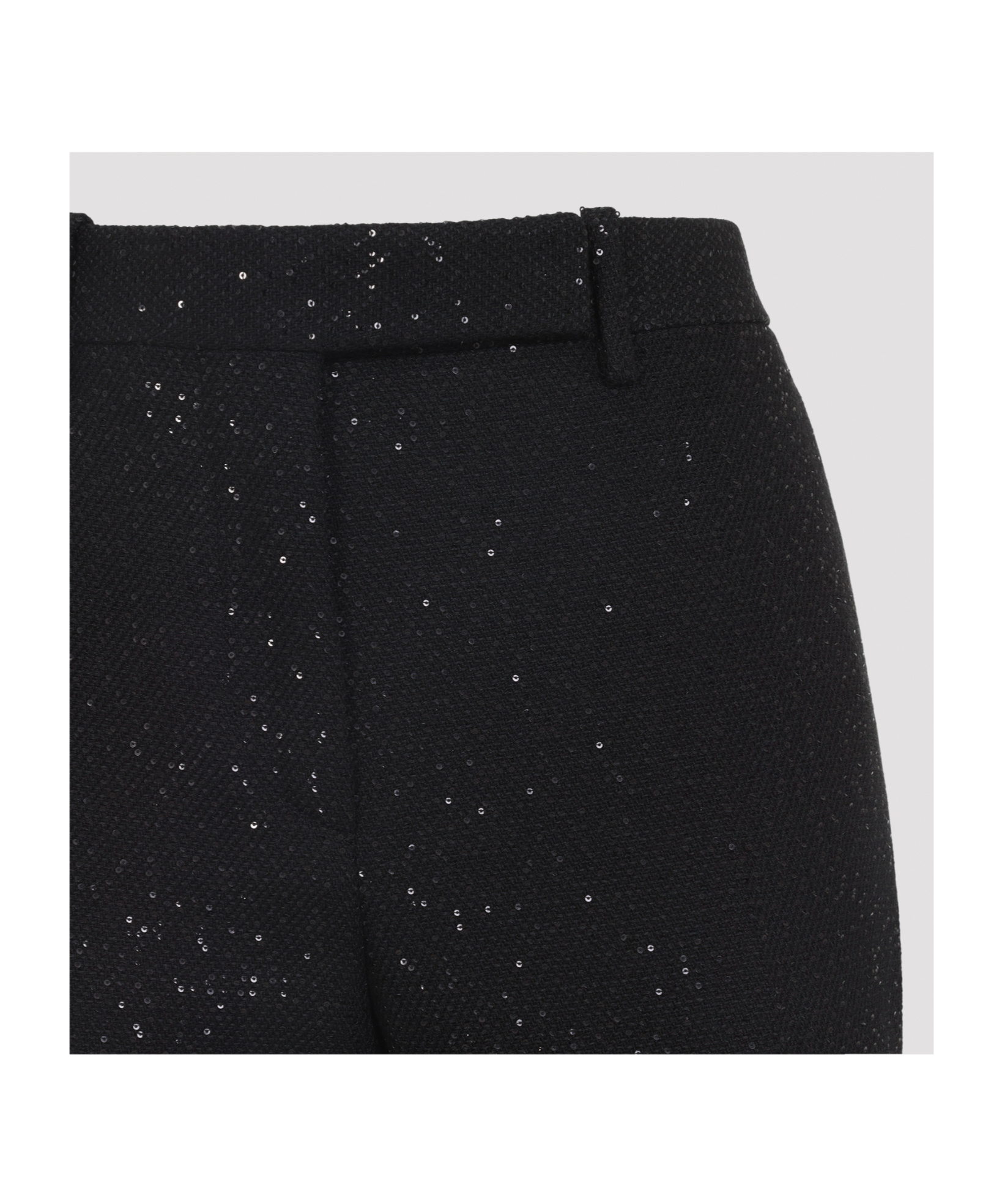 Tom Ford Sequined Tailored Straight Pants In Black