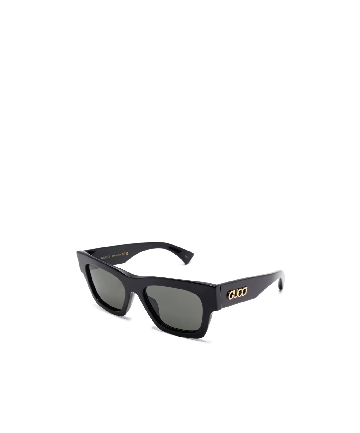 Gucci Geometric Frame Plano Mirror In Black