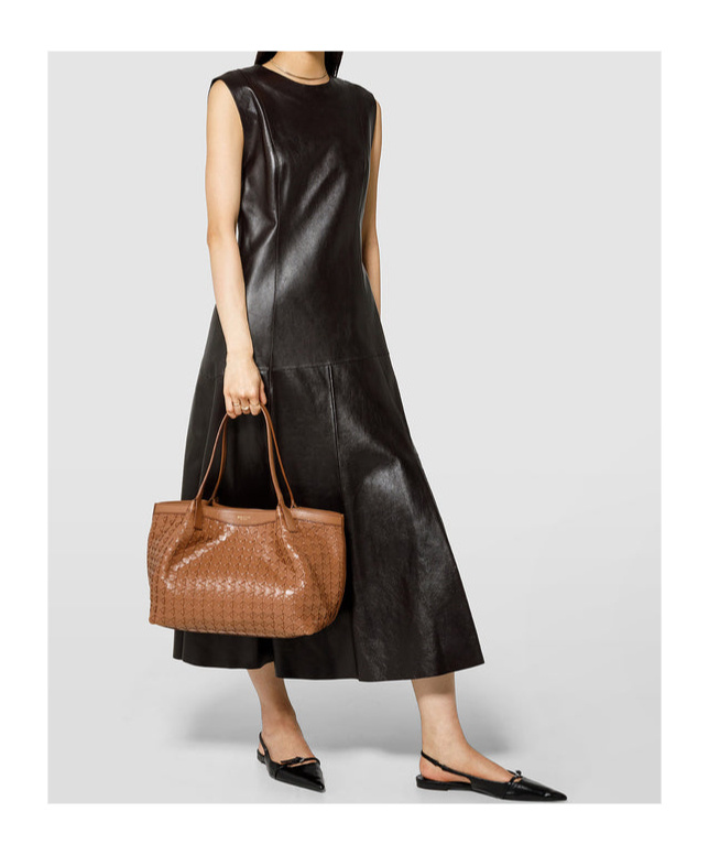 Serapian Small Secret Tote Bag In Brown