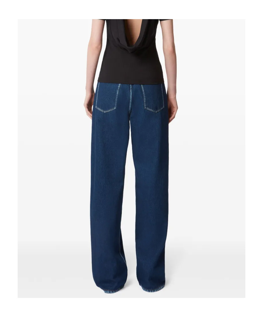 Nina Ricci Jeans With Belt Loops In Blue