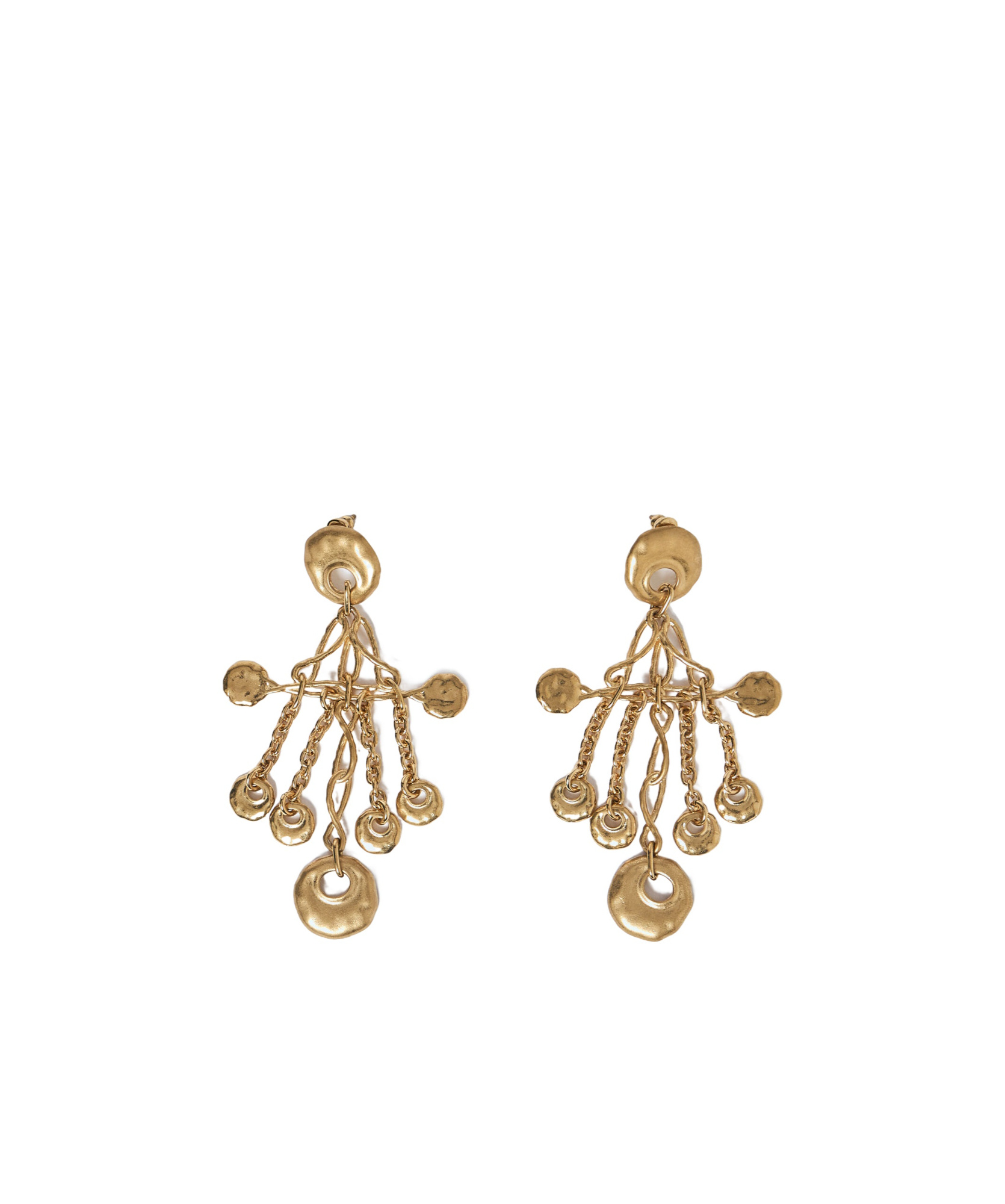 Chloé Pendant Earrings In 9dc Vintage Gold