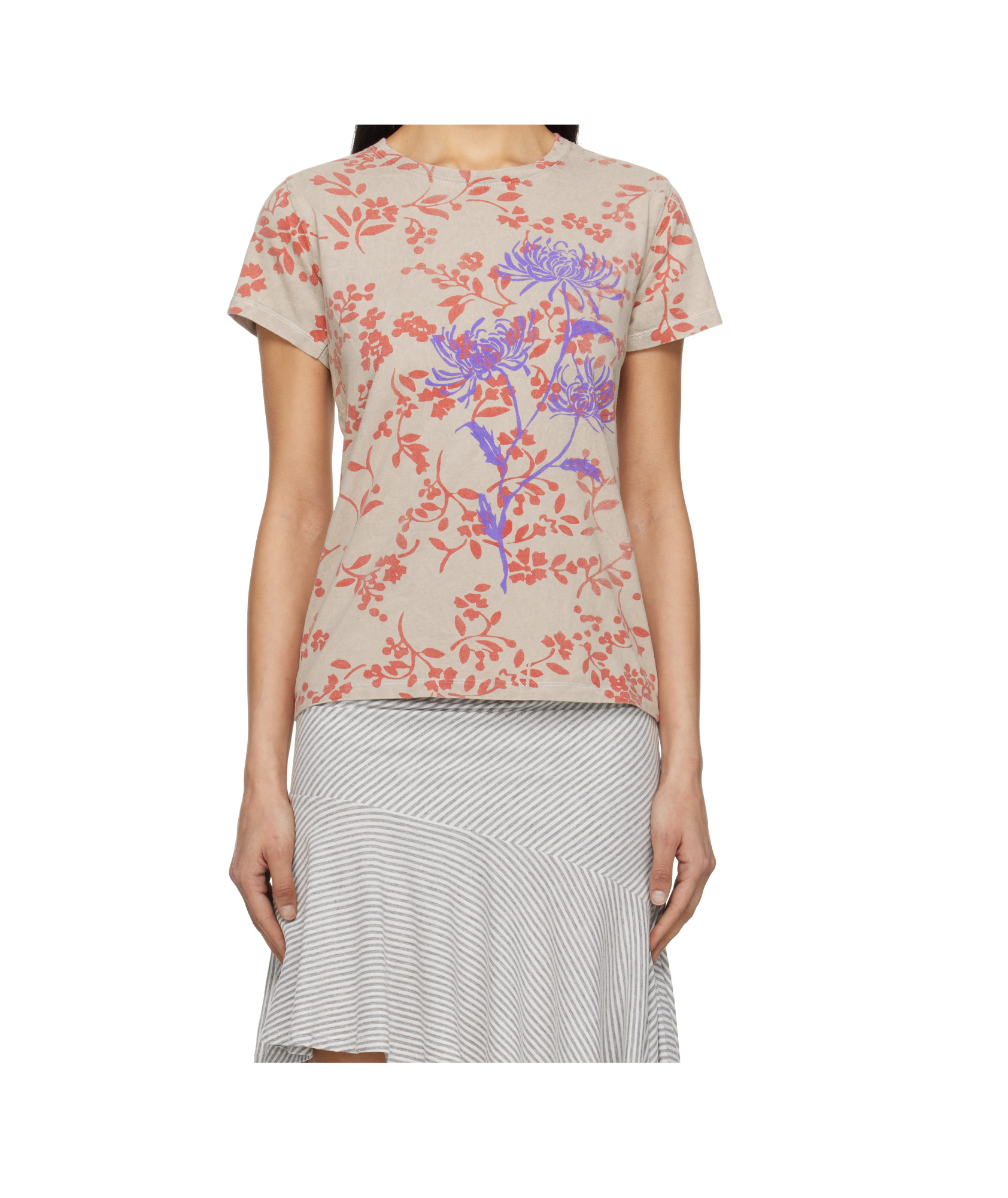 Edward Cuming I Fell In The Garden T-shirt In Brown