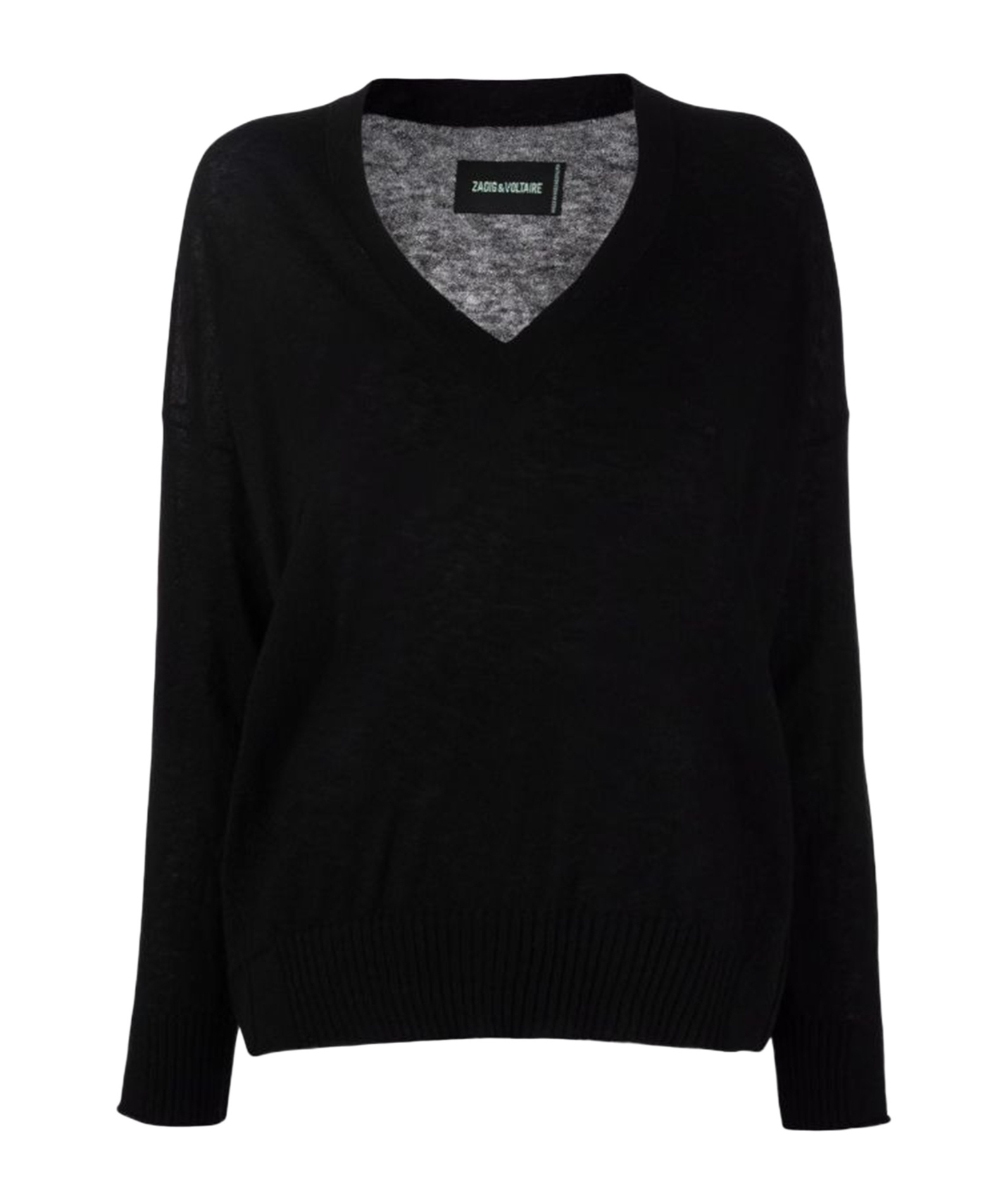 Shop Zadig & Voltaire Zadig Voltaire V-neck Long Sleeve Sweater In Black