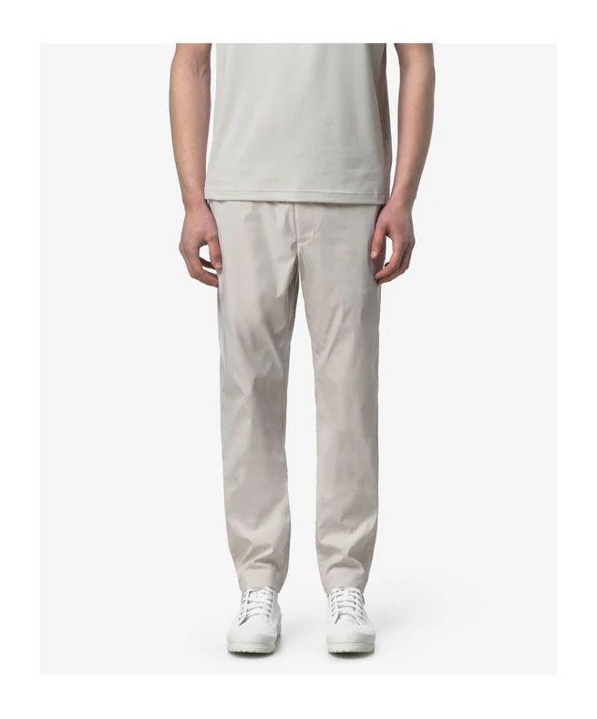 K-way Elasticated Trousers In White