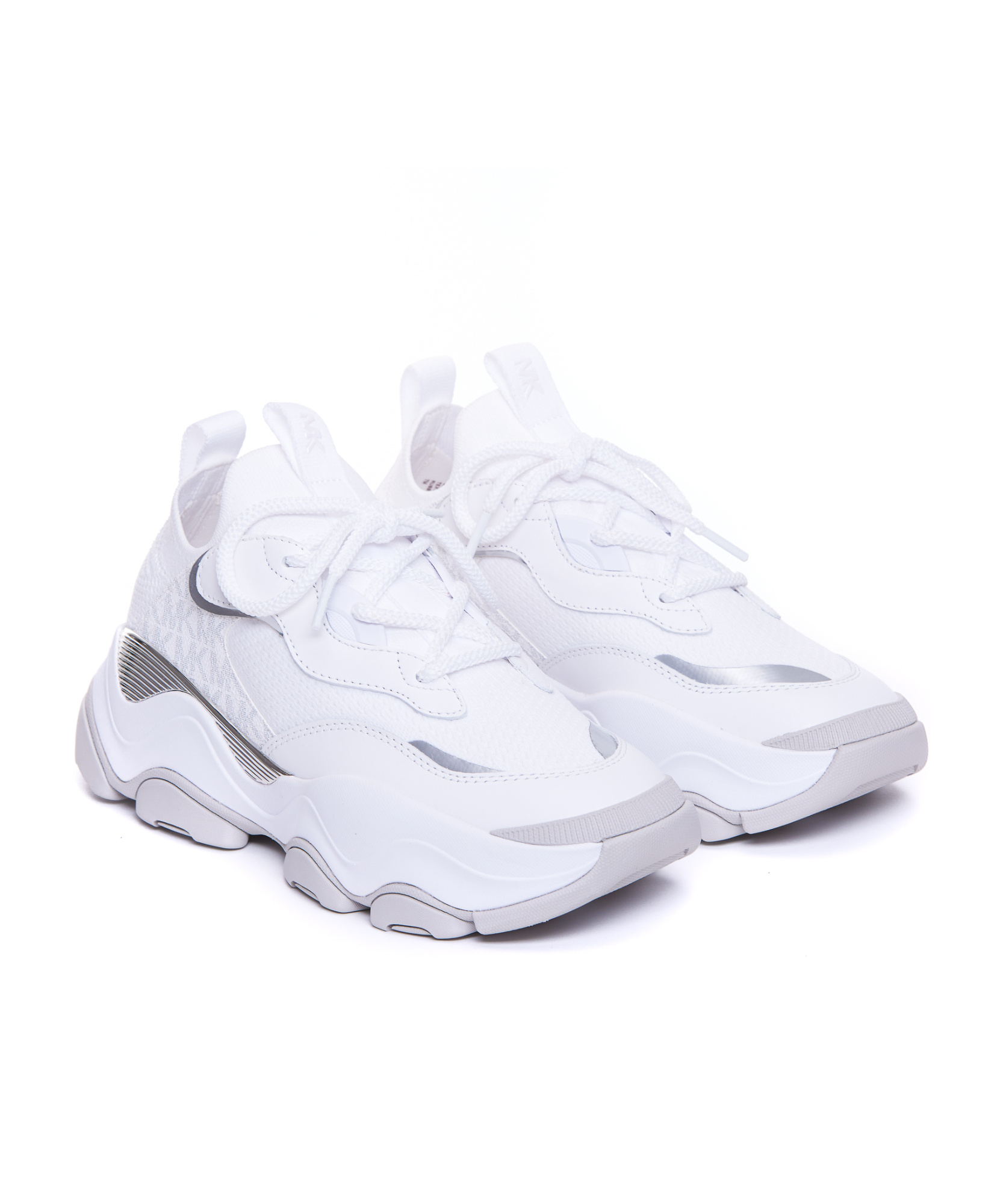 Michael Kors Laced Sneakers In White