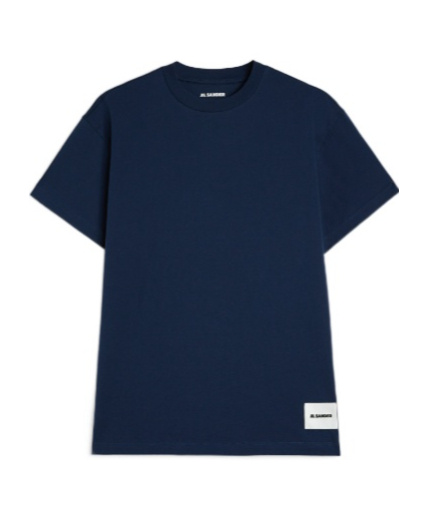 Jil Sander Multicolor Cotton T-shirt Set In Blue