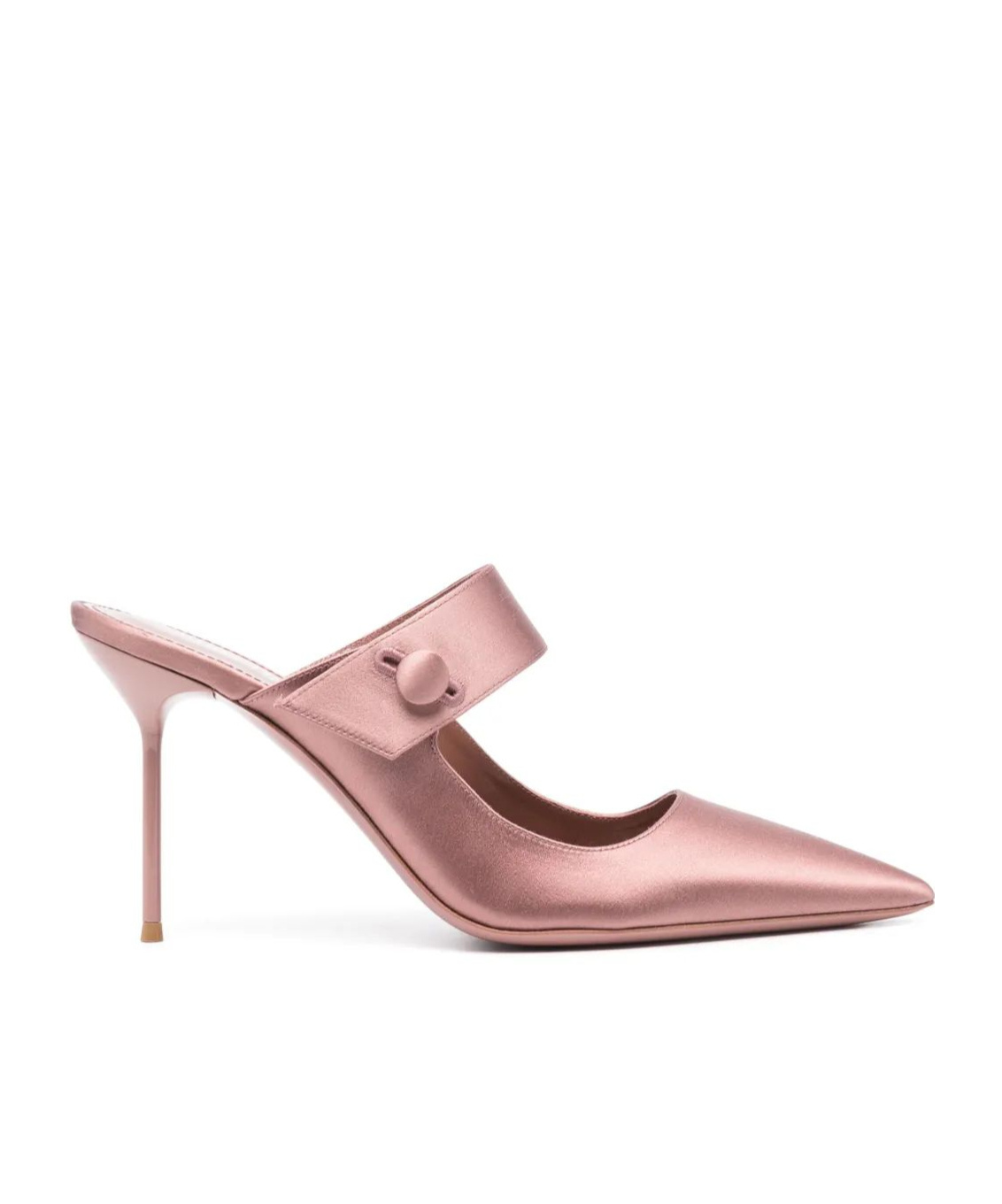 Paris Texas Pointed Toe Satin Mules