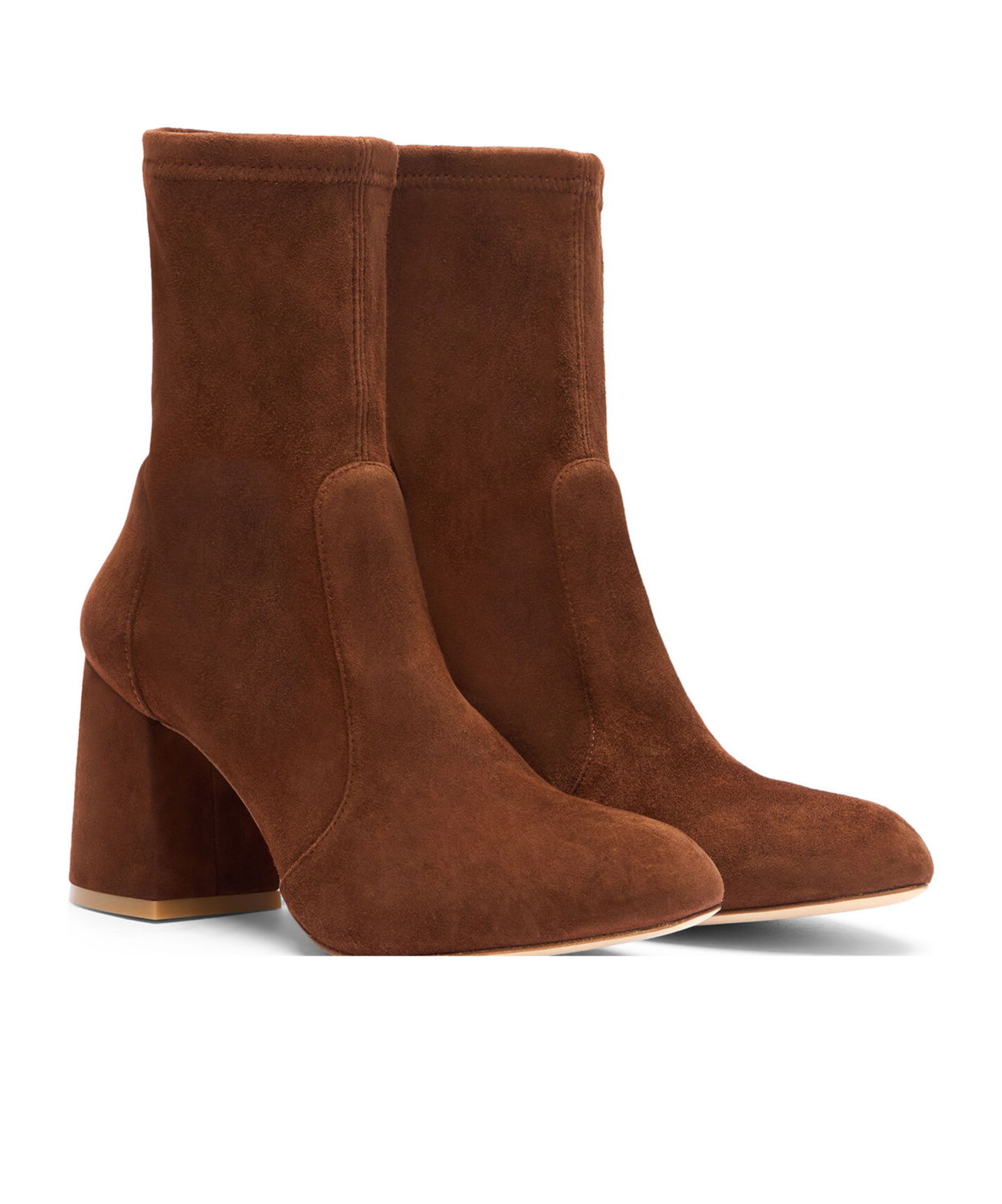 Stuart Weitzman Ankle-length Suede Boots In Brown