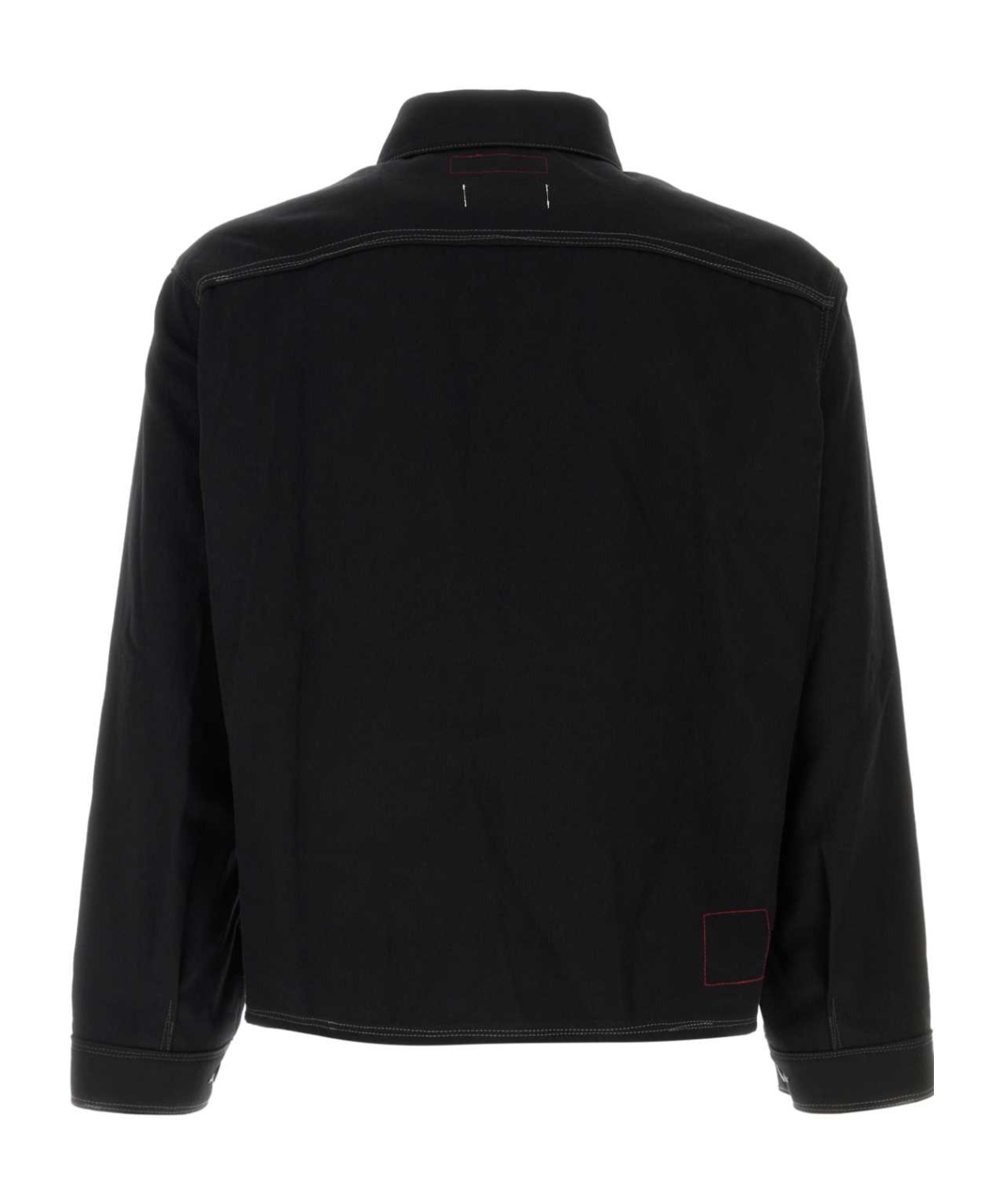 Junya Watanabe Denim X Levis Button-up Shirt For Men In Black