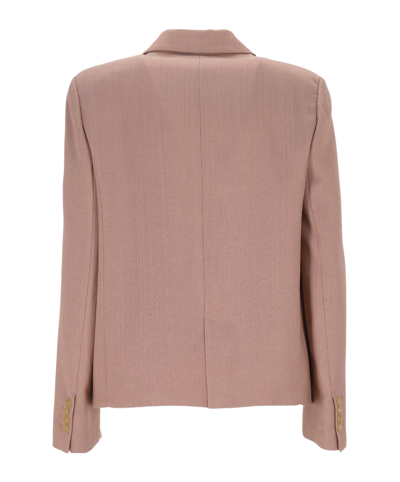 Forte Forte Button Single-breasted Blazer In Pink