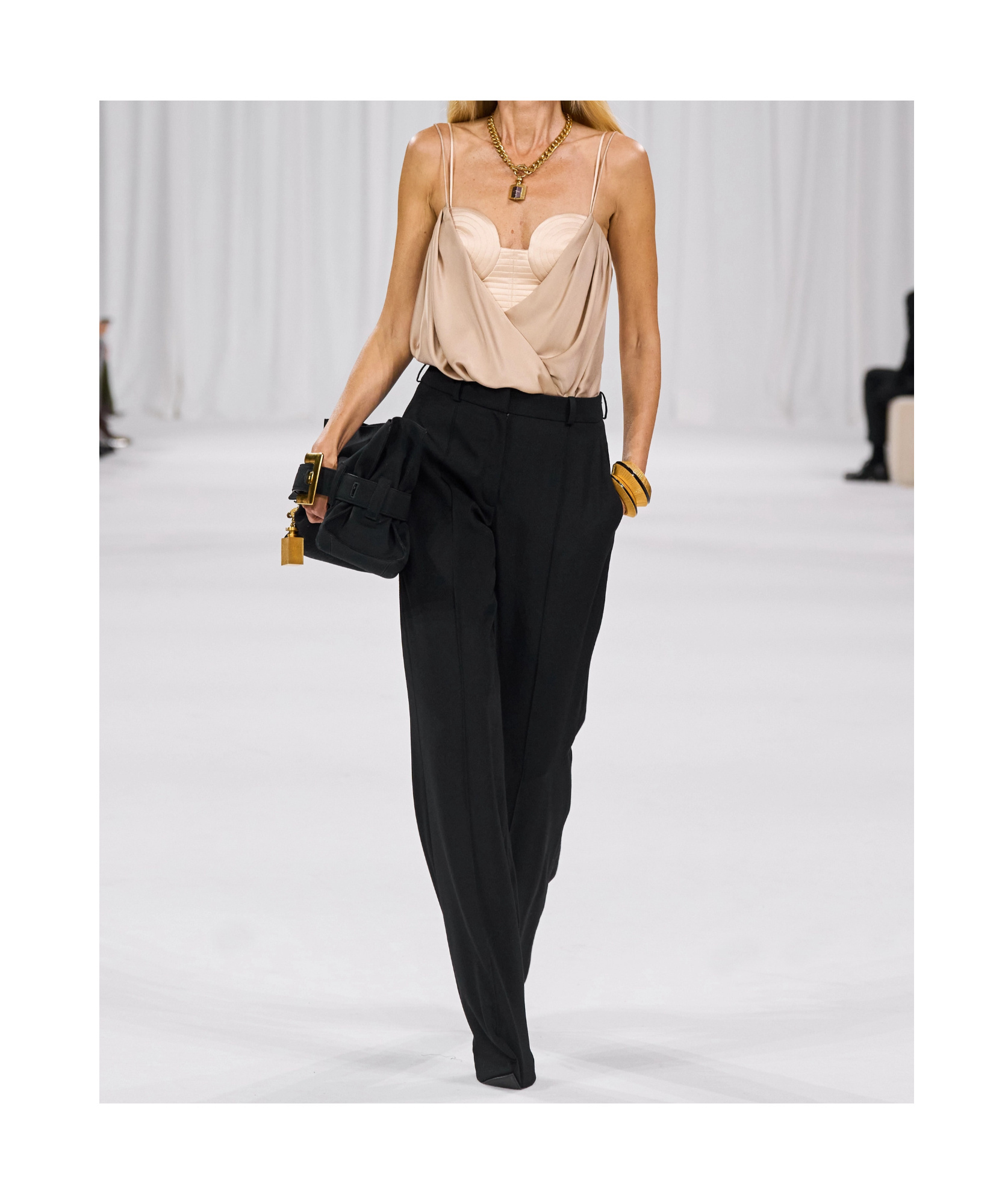 BALMAIN WIDE-LEG TROUSERS