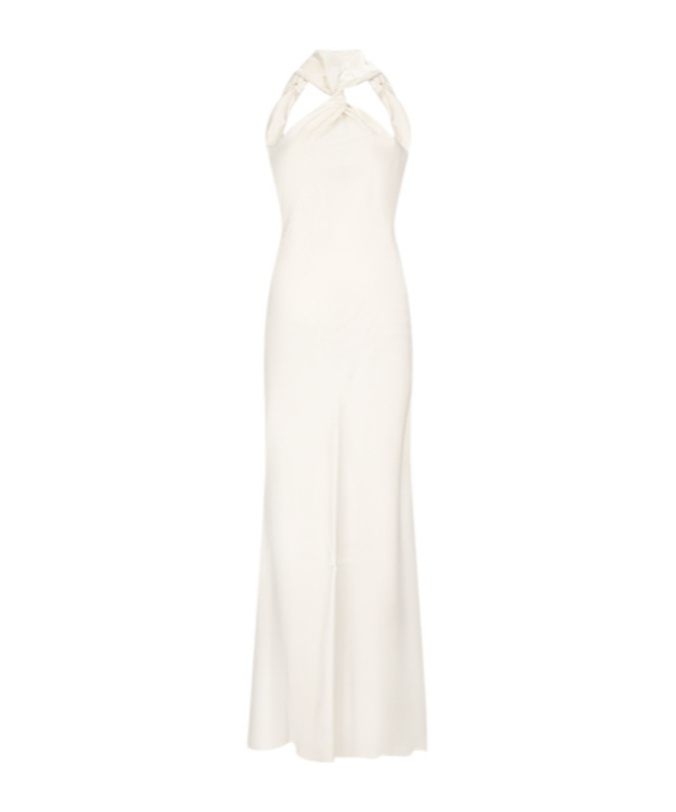 Attico Midi Dress In White