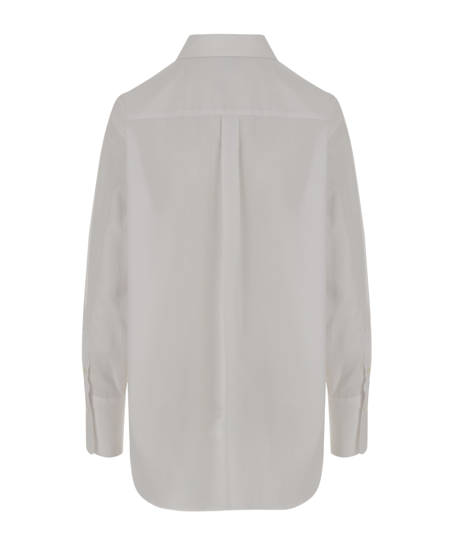 Shop Aspesi Cotton Poplin Shirt In Gray