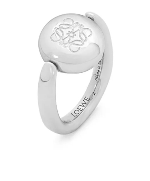 Loewe Anagram Ring In White