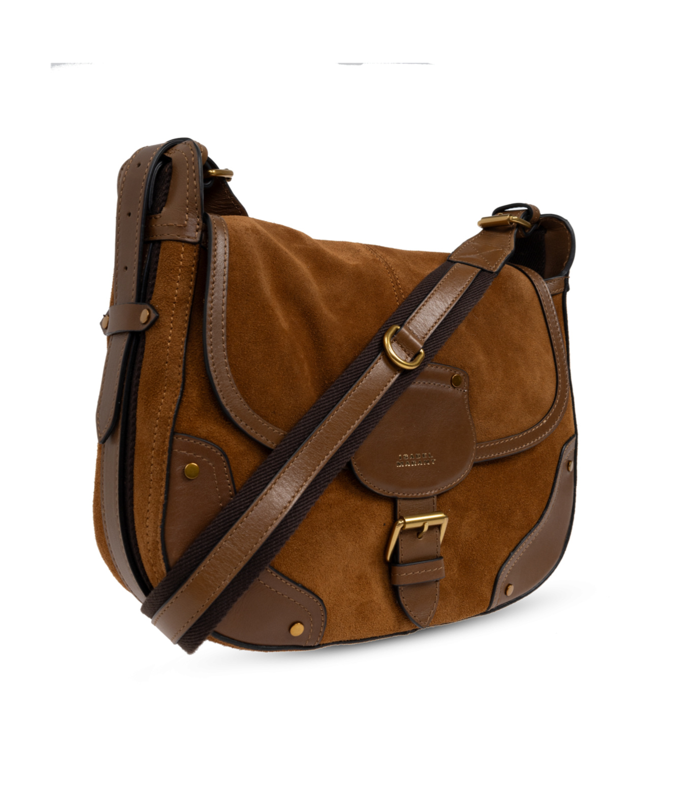 Isabel Marant Sierra S Foldover Top Shoulder Bag In Brown