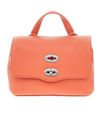 Zanellato Shoulder Bag Adjustable Strap Metal Hardware In Orange