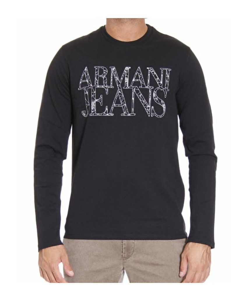 ARMANI JEANS LOGO DETAIL T-SHIRT