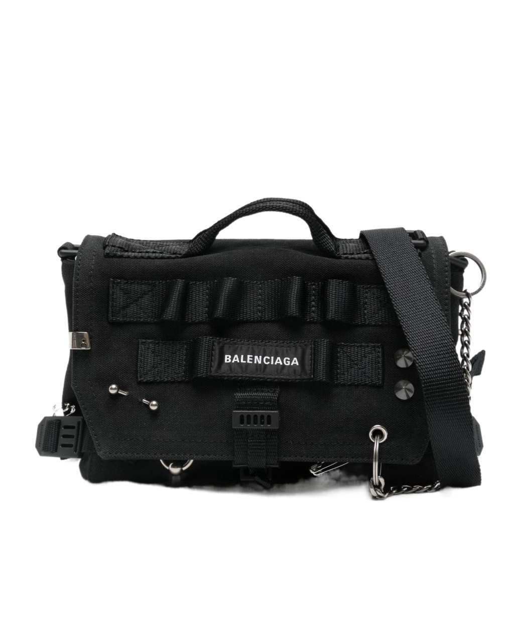 Balenciaga Men Army Messenger Small Borsa A Tracolla In Black