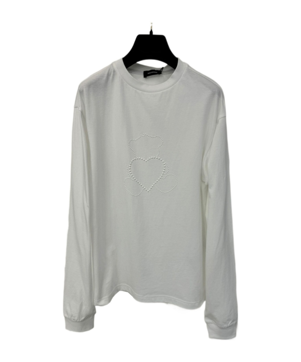 We11 Done Long Sleeve Round Neck T-shirt In Gray