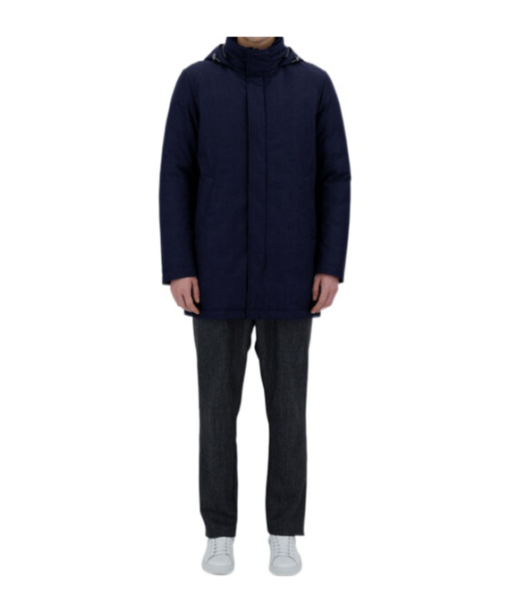 Herno Hooded Down Jacket In Black