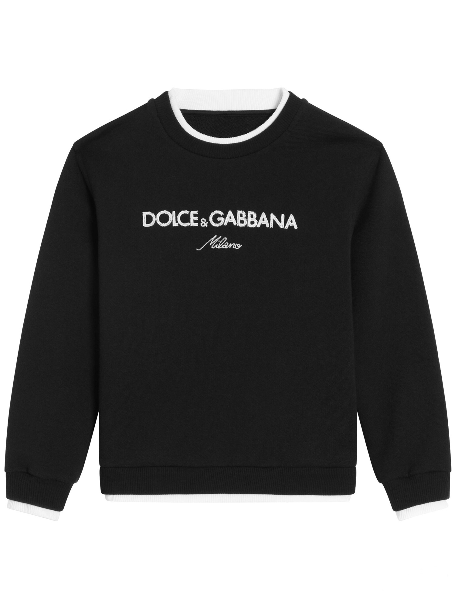 Dolce & Gabbana Long-sleeved Tops In Black