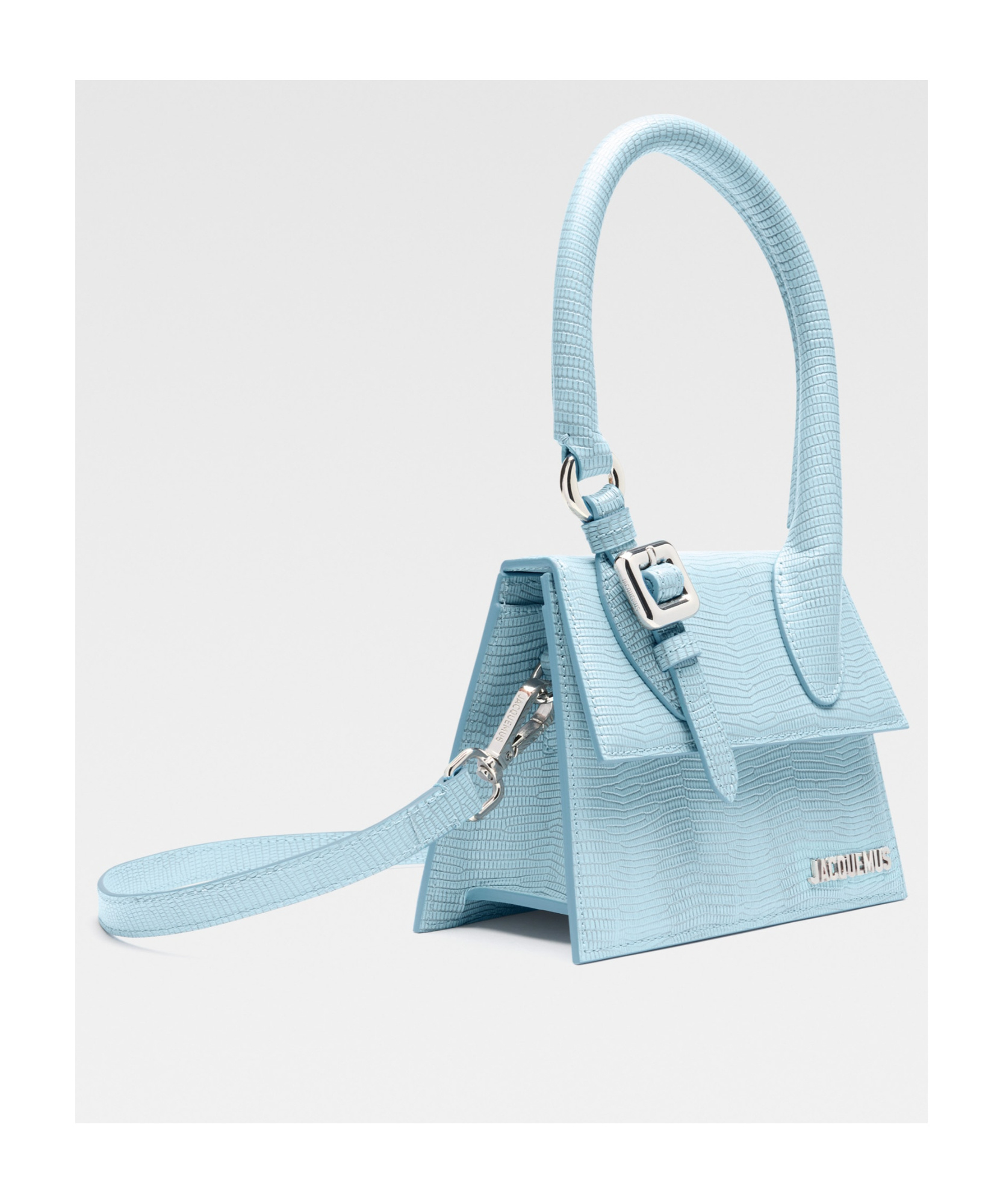 Jacquemus Medium Flip Shoulder Bag In Blue
