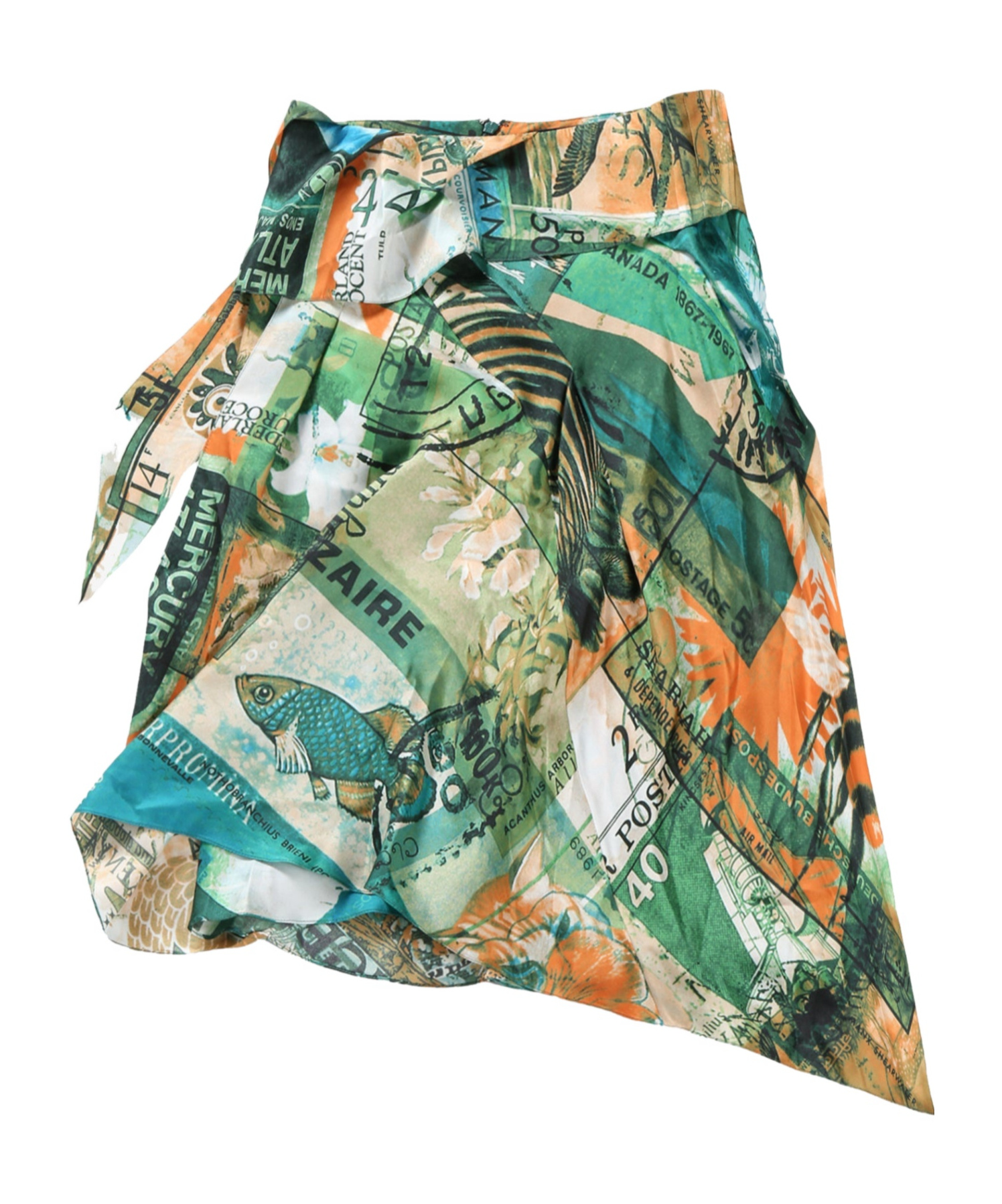 Kiko Kostadinov Kukri Draped Skirt