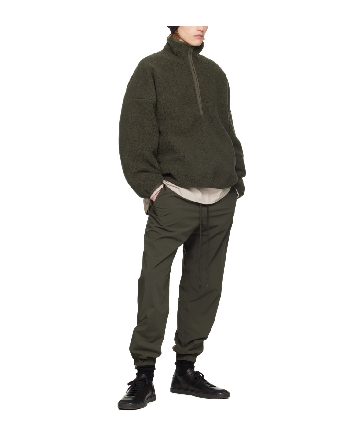 Essentials Drop-crotch Track Pants In Black