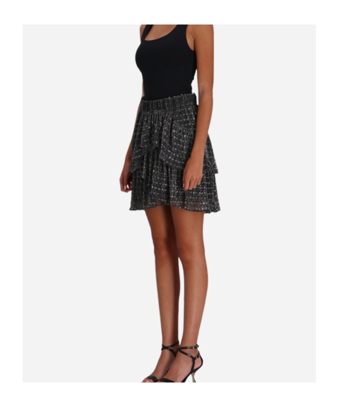 Shop Iro Elastic Waist Skirt In Black
