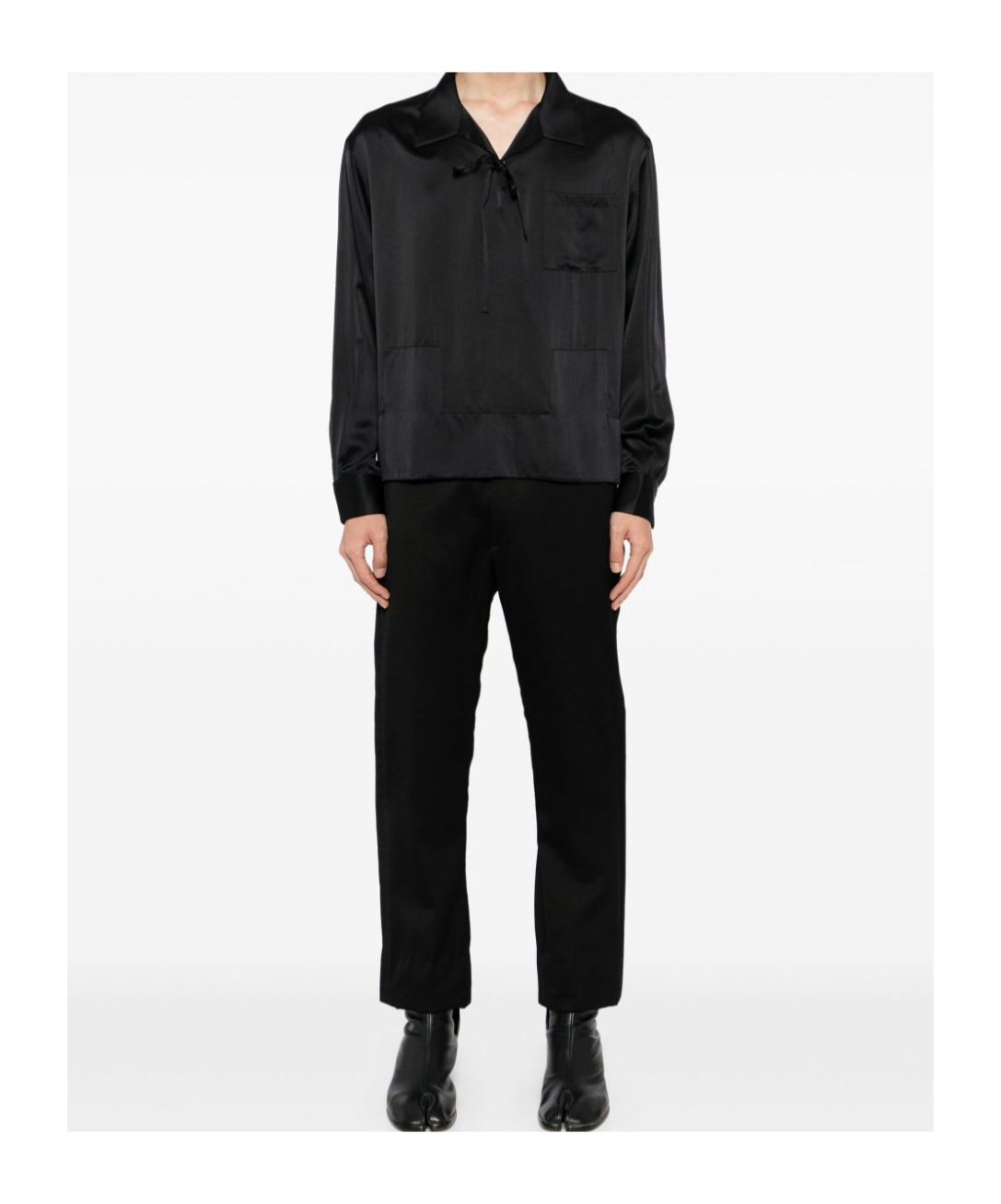 Bode Maze Shirt In Black