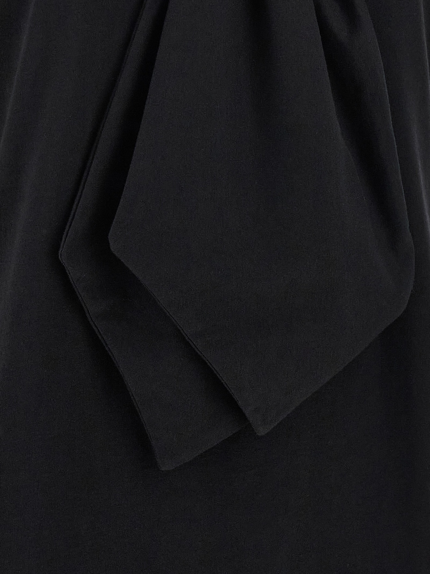 Dries Van Noten Bow Detail Short Sleeve T-shirt In Black