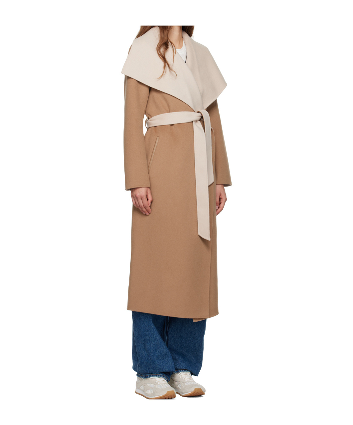 Mackage Mai-cn Double-layer Coat In Nude