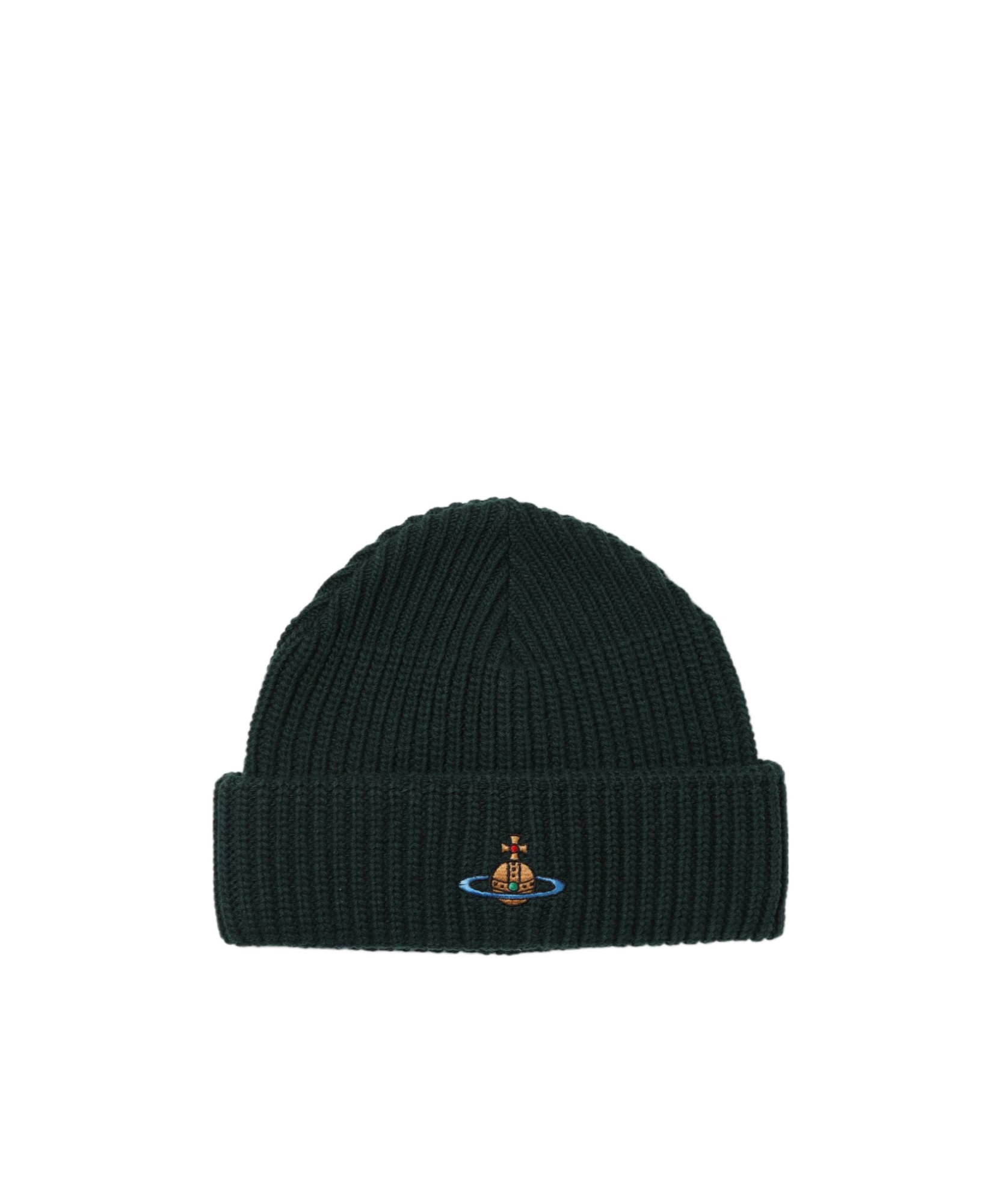 Vivienne Westwood Sporty Beanie Hat In Black