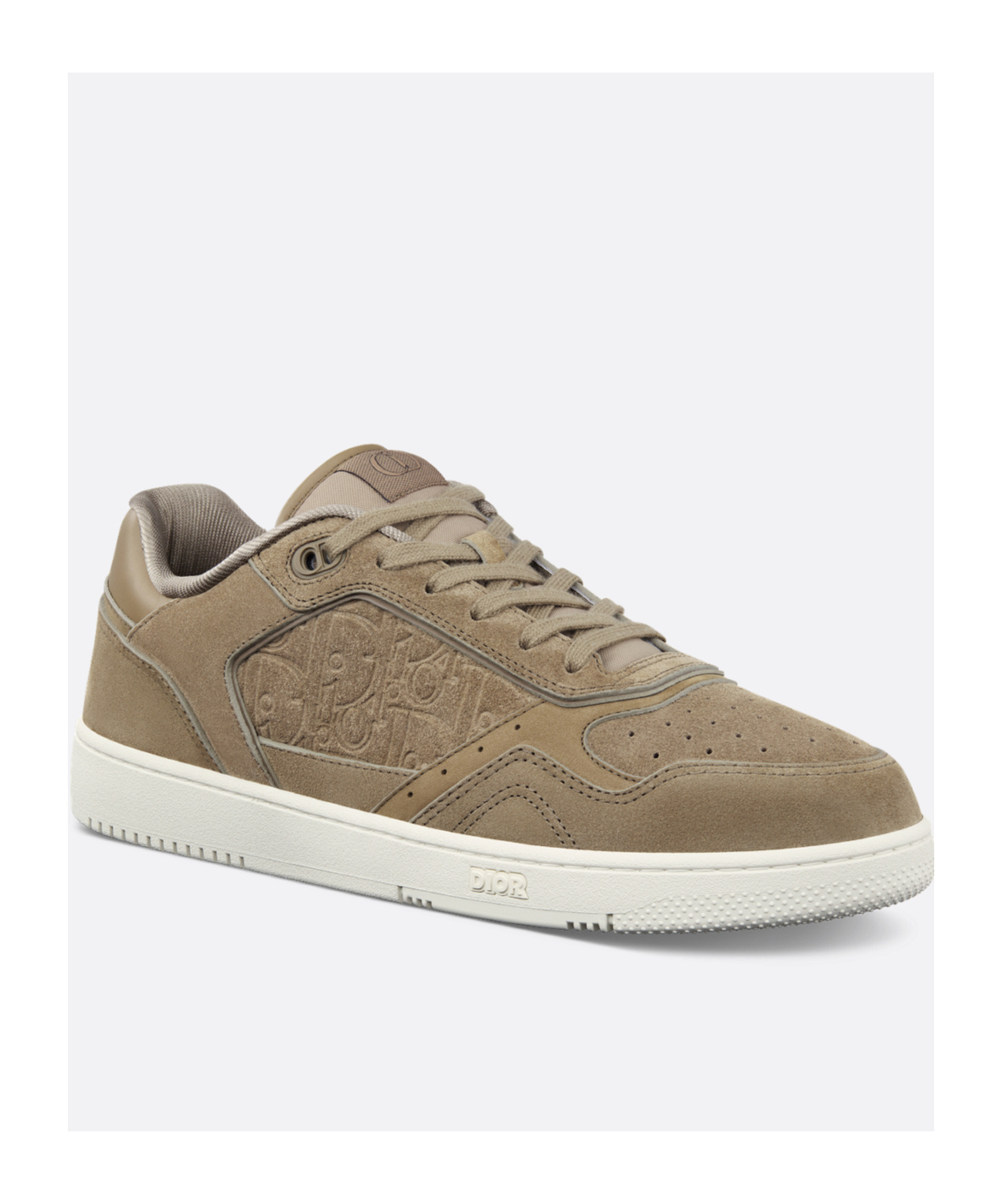 Dior Lace-up Low-cut Sneakers In Brown