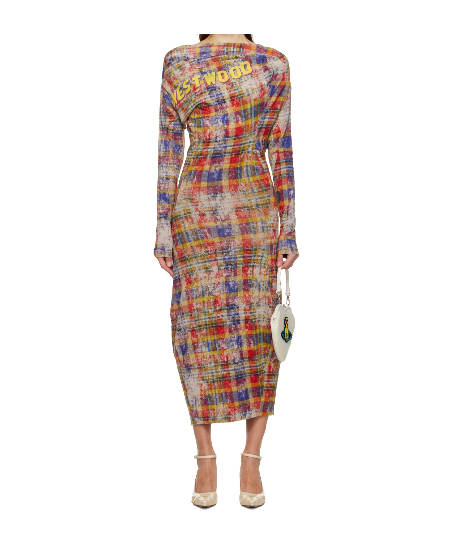 Vivienne Westwood Ls Superbo Midi Dress In Multi