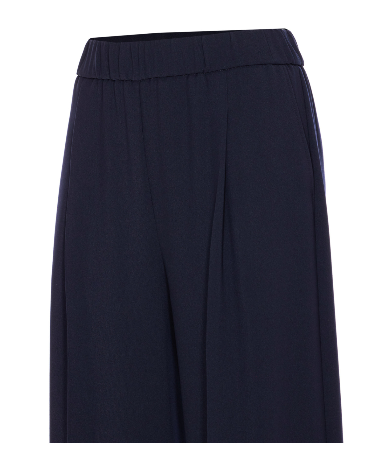 Patrizia Pepe Pleated Wide-leg Trousers In Multi