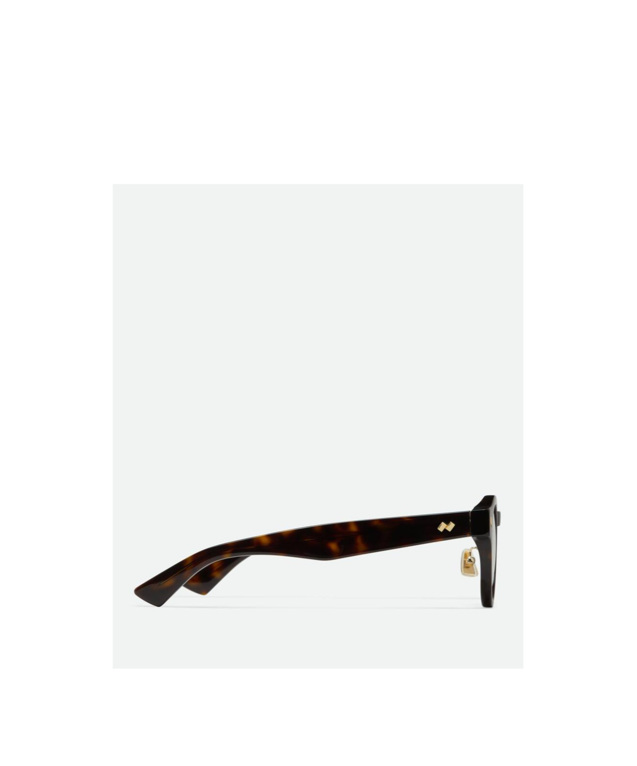 Bottega Veneta Round Frame Mirror In Black