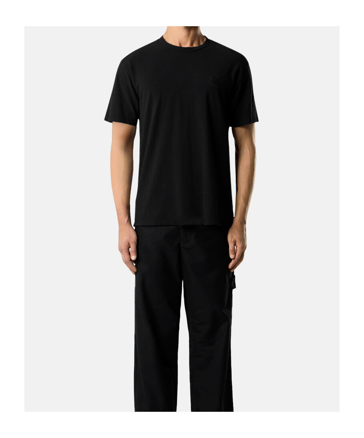 Stone Island Short-sleeve T-shirt In Black